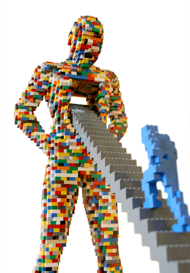 This Might Be My Favourite Piece From The Exhibition, - Nathan Sawaya (650x934)