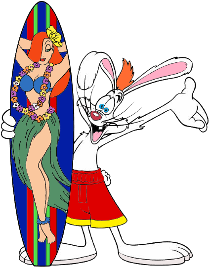 Jessica Rabbit Clipart - Roger Rabbit Clipart Kid (443x555)