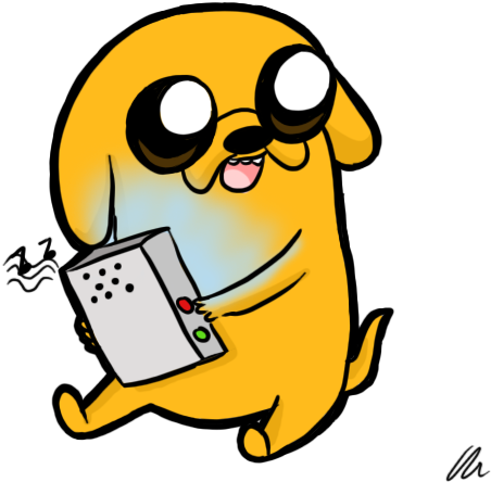 Jake The Dog And Finn The Human Wallpaper Download - Adventure Time Jake Chibi (500x500)