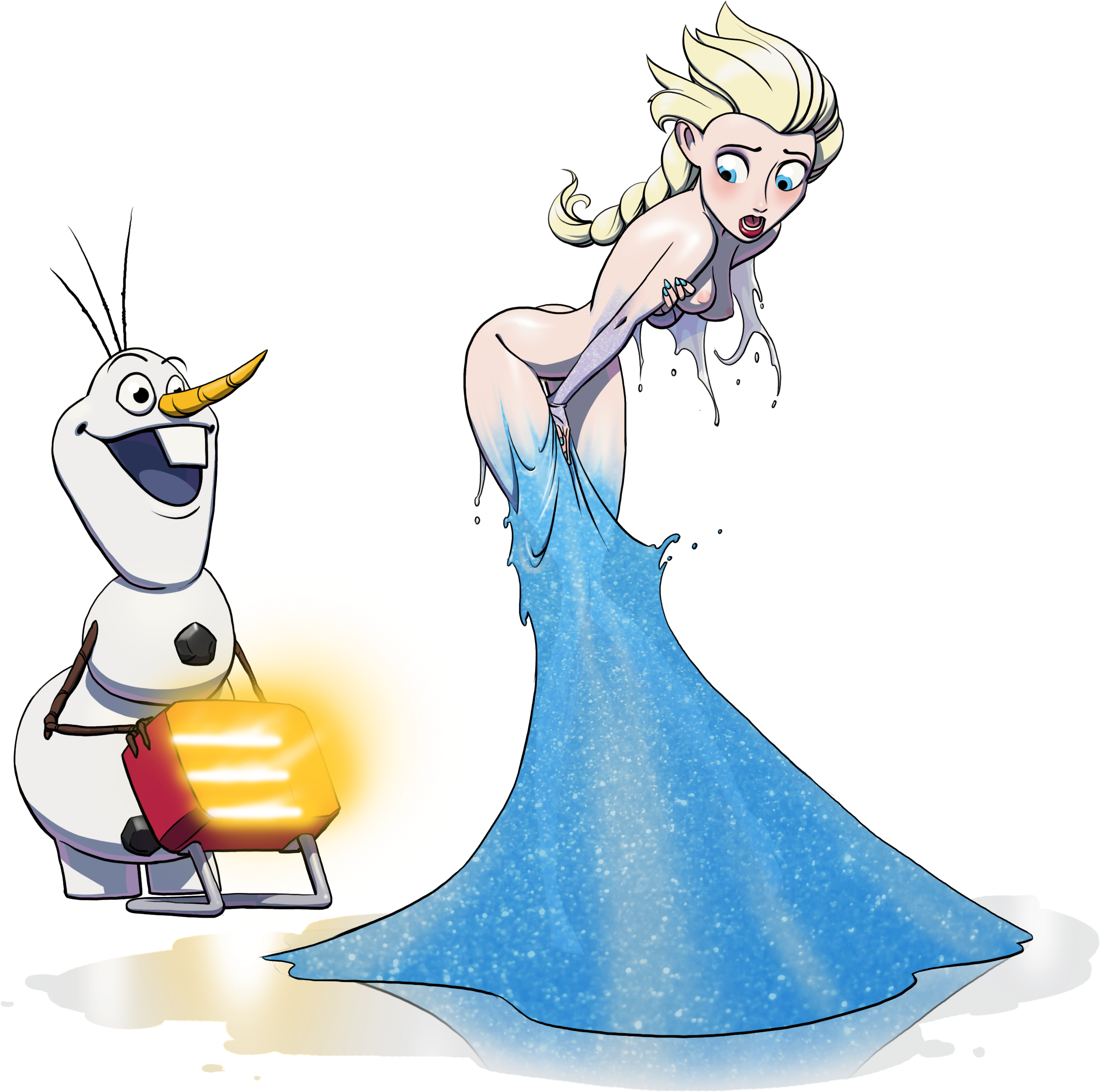 Snow - Frozen Elsa Rule 34 (2550x2610)