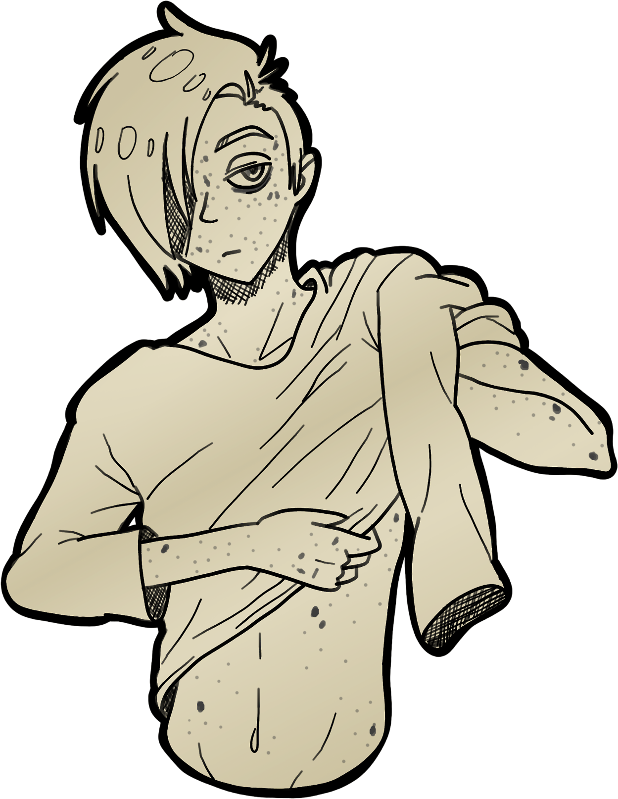 Digital Art Art Drawing Sketch Hare Yoga Boy Anime - Illustration (1280x1696)