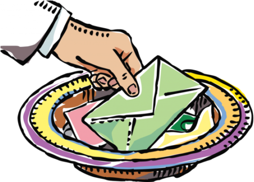 Free Offering Clipart - Offering Envelopes Clip Art (550x375)