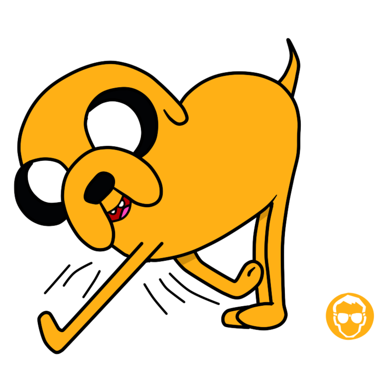 Jake The Dog By Virusreloaded - Jake The Dog Png (900x738)