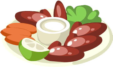 Spicy Buffalo Wings - Illustration (360x360)