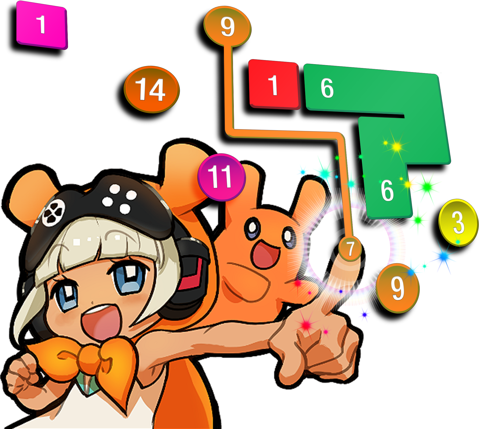 Piczle Lines Dx Review For Switch - Cartoon (2048x1838)