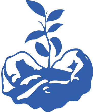 Hand Holding A Seedling - Icon For Social Justice (365x439)