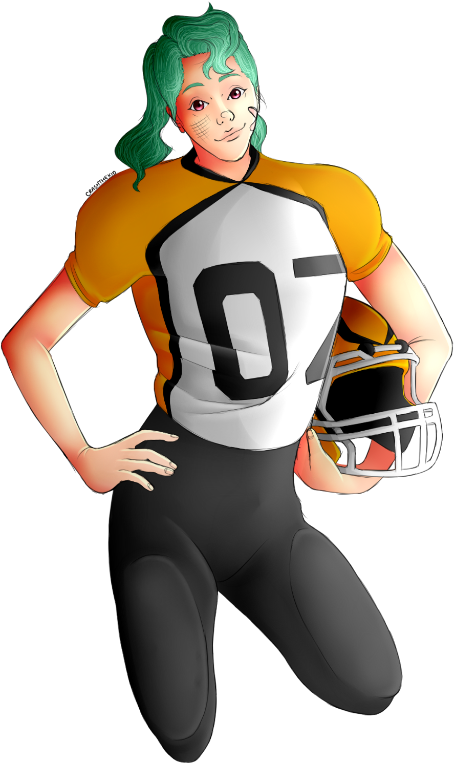 Football Number Clipart - Drawing (920x1500)