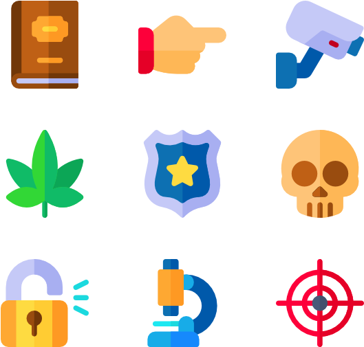 Crime Investigation - Vector Graphics (600x564)