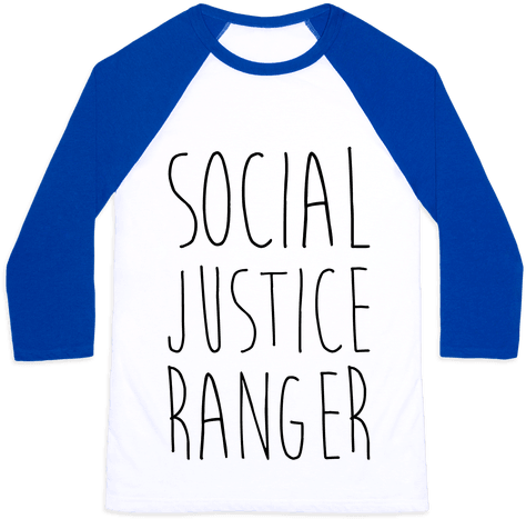 Social Justice Ranger Baseball Tee - Ravenclaw Ugly Christmas Sweater (484x484)