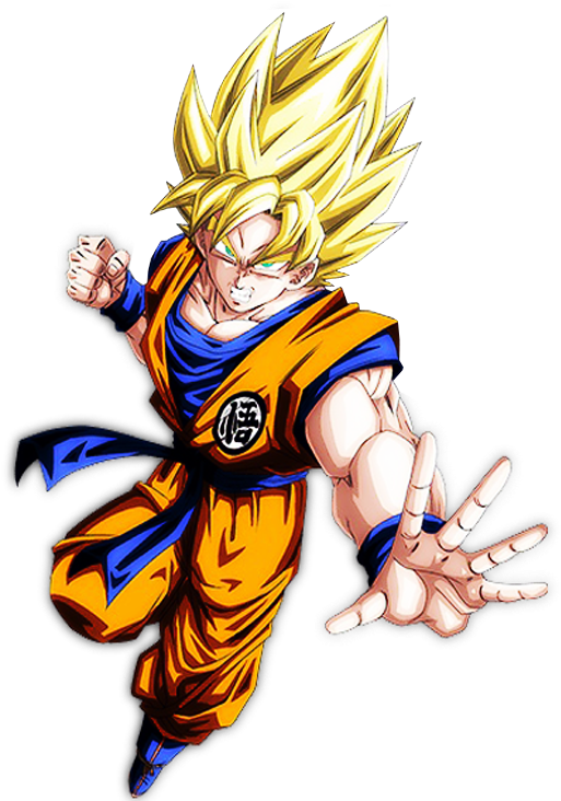 Render By Dbzandsm - Goku Ssj Render (550x733)