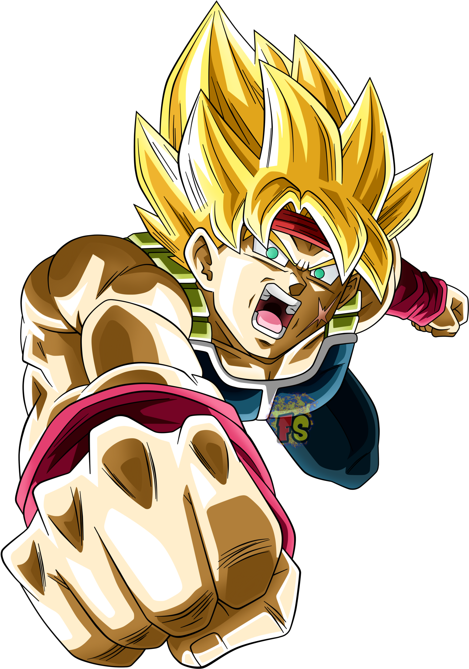 Aashananimeart 39 0 Bardock Ssj V4 - Bardock Ssj Render (1600x2409)
