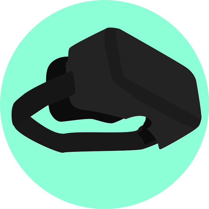 In Vr, The User Experiences The Feeling Of Being In - Realidad Virtual Logo Png (720x720)