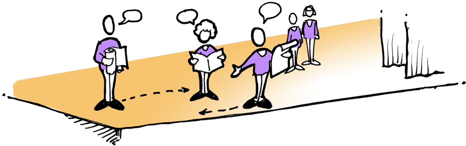 Finding The Right Talent And Creating A Unique Dialogue - Cartoon (1600x501)