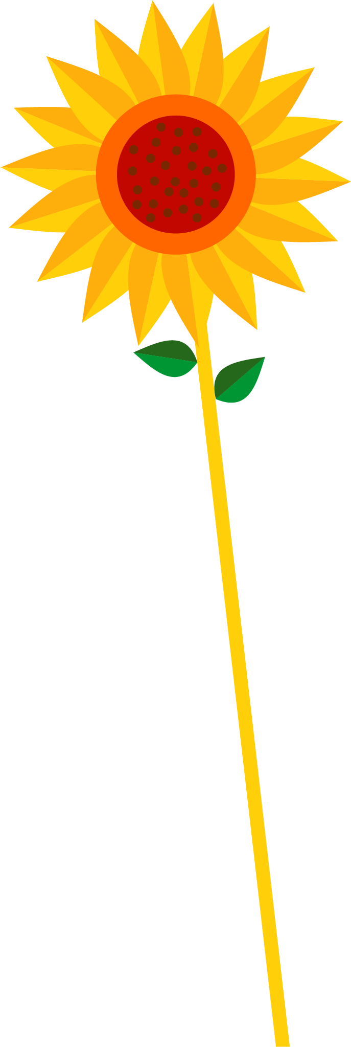 Common Sunflower Euclidean Vector - Common Sunflower Euclidean Vector (1473x2471)