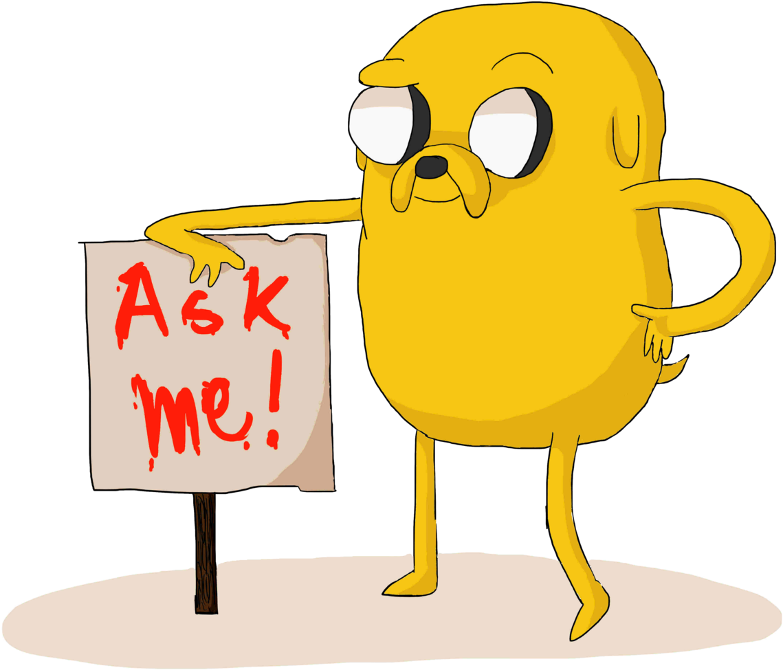 Ask Jake The Dog By Eatin Bacon Pancakes - Transparent Jake The Dog (1280x1124)