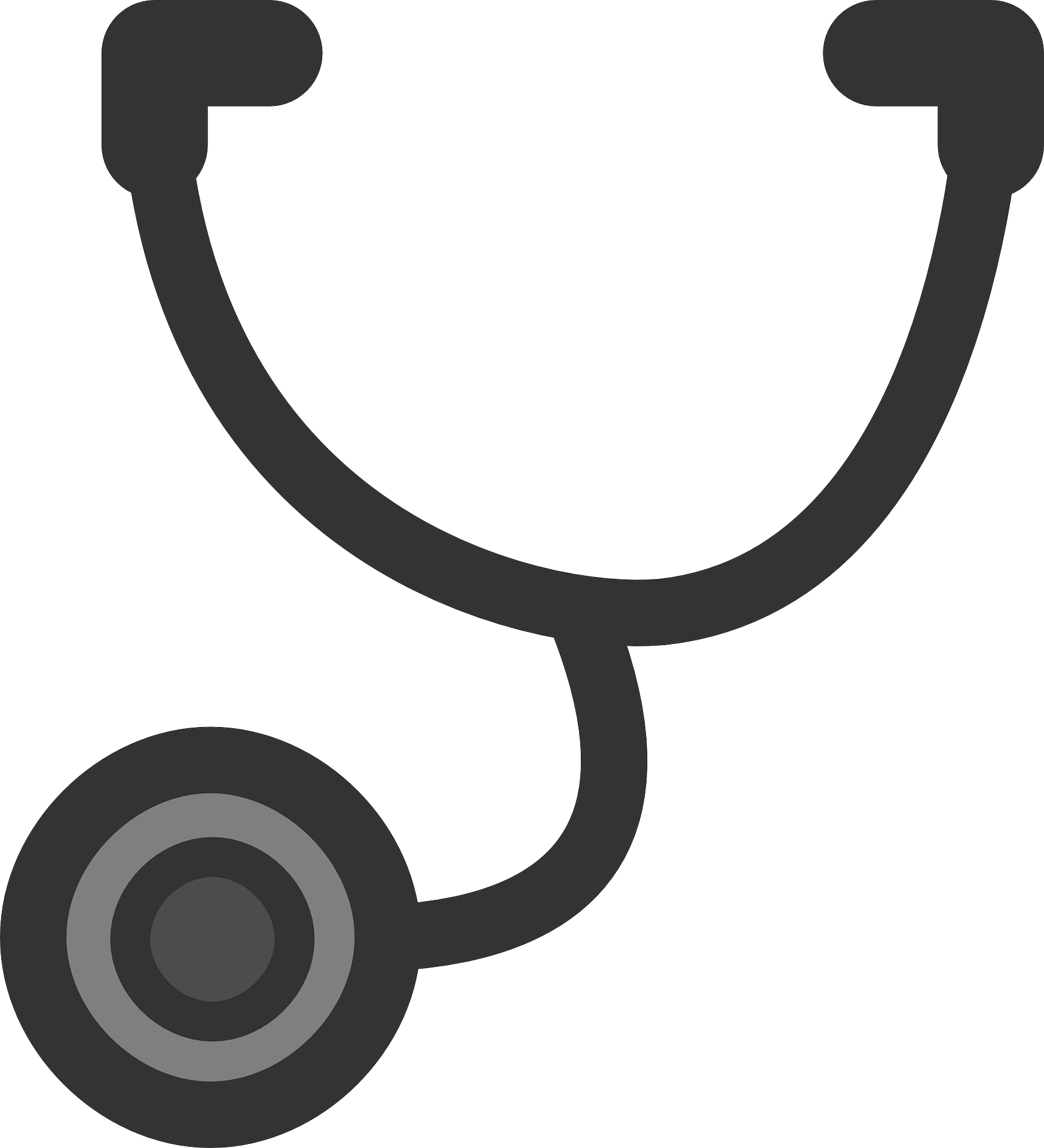 Stethoscope Medicine Physician Clip Art - Stethoscope Medicine Physician Clip Art (1747x1920)