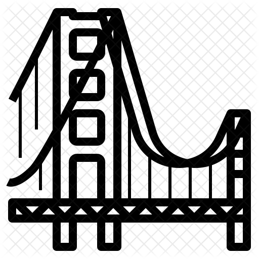 Golden Gate Bridge Drawing Clip Art At Getdrawings - California (512x512)