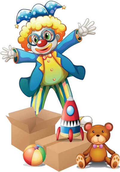 Clown Circus Happy Birthday To You Clip Art - Clown Circus Happy Birthday To You Clip Art (431x600)