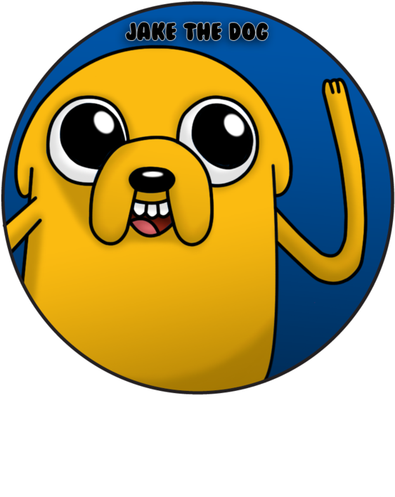 Jake The Dog Pin By Brittanysdesigns - Cartoon (600x803)