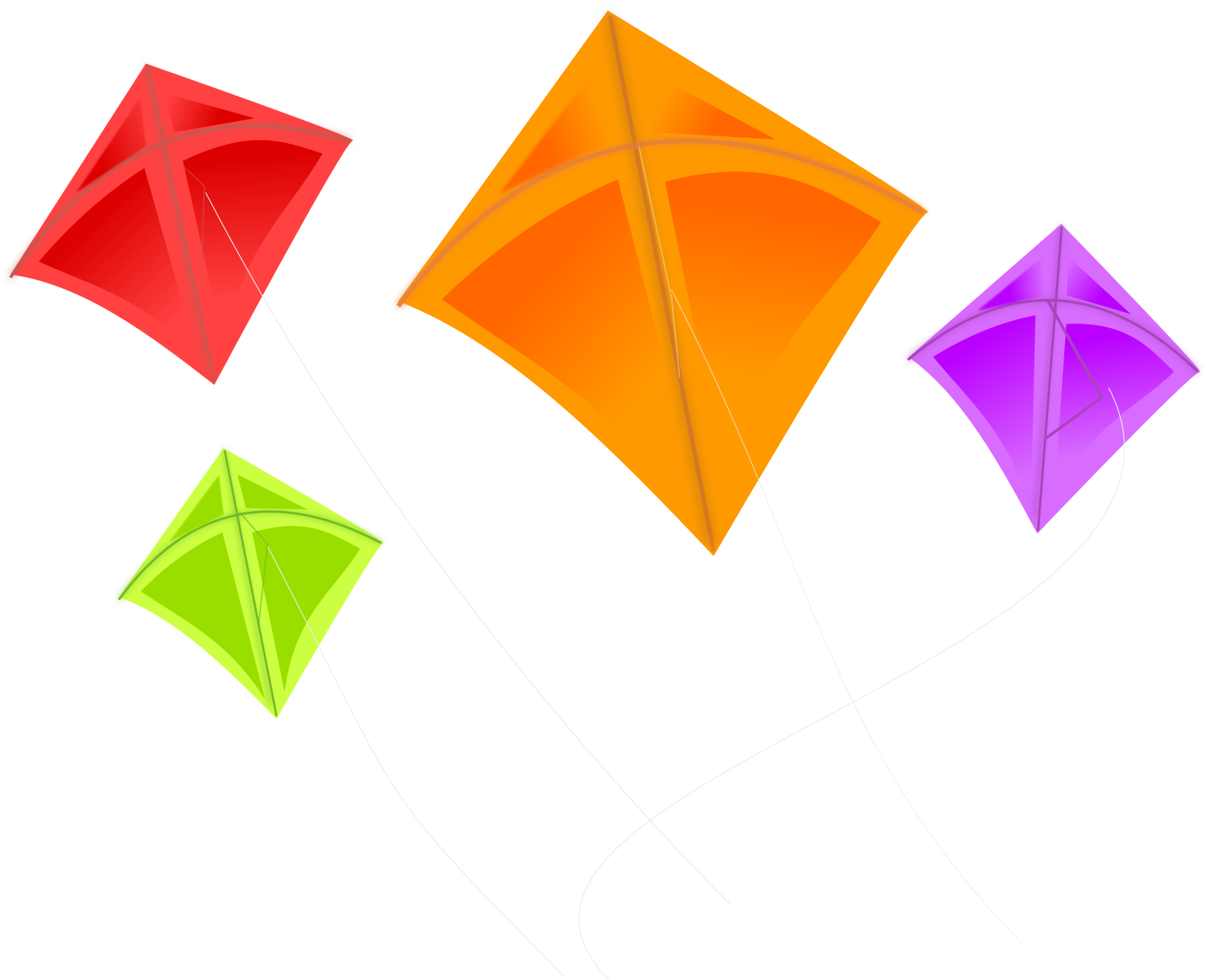 Makar Sankranti Kite Vector (2400x1800)