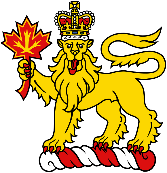 Well - Flag: Crest Of The Governor General Of Canada (580x600)