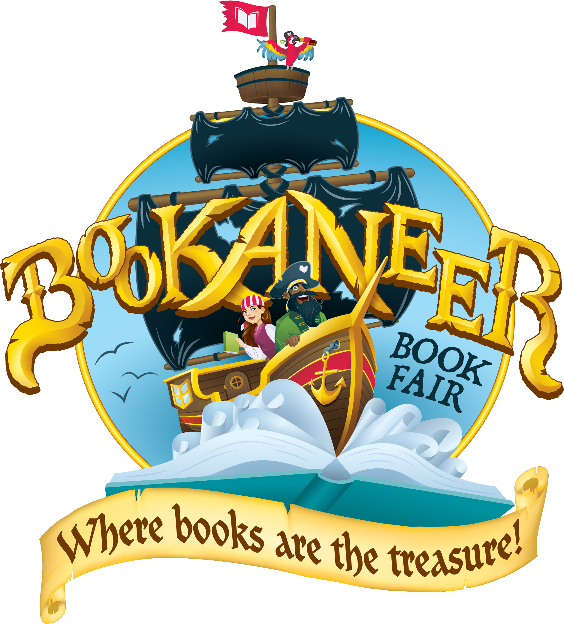 Come To The Jr Bookaneer Book Fair Book Fair Clipart - Scholastic Book Fair 2016 (1948x2270)