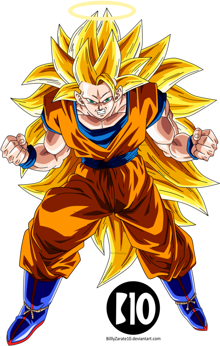 Goku Ssj3 Dbz Dokkan Battle Render By Billlyzarate10 - Goku Ssj3 Dokkan Render (719x1112)