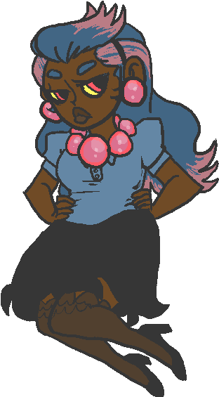 Gift Art By My Precious Waifu, Cassie Submitted By - Misdreavus (400x566)