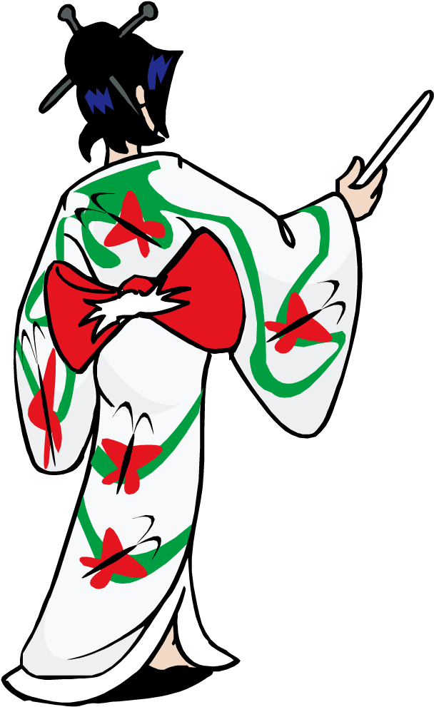 Japan Geisha Cartoon Clip Art - Japan Geisha Cartoon Clip Art (1134x1134)