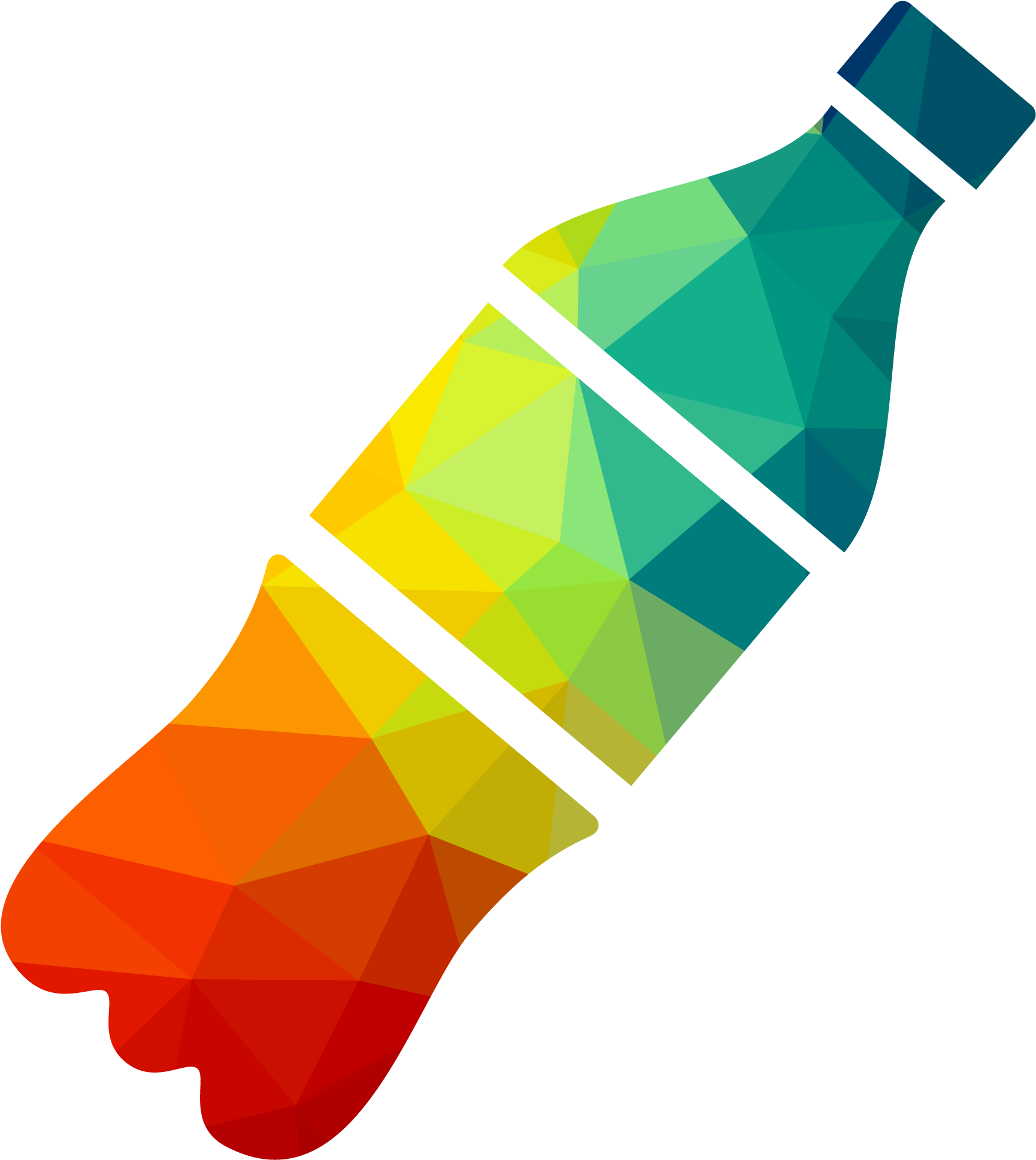 Vector Colorful Bottle - Vector Colorful Bottle (2100x2100)