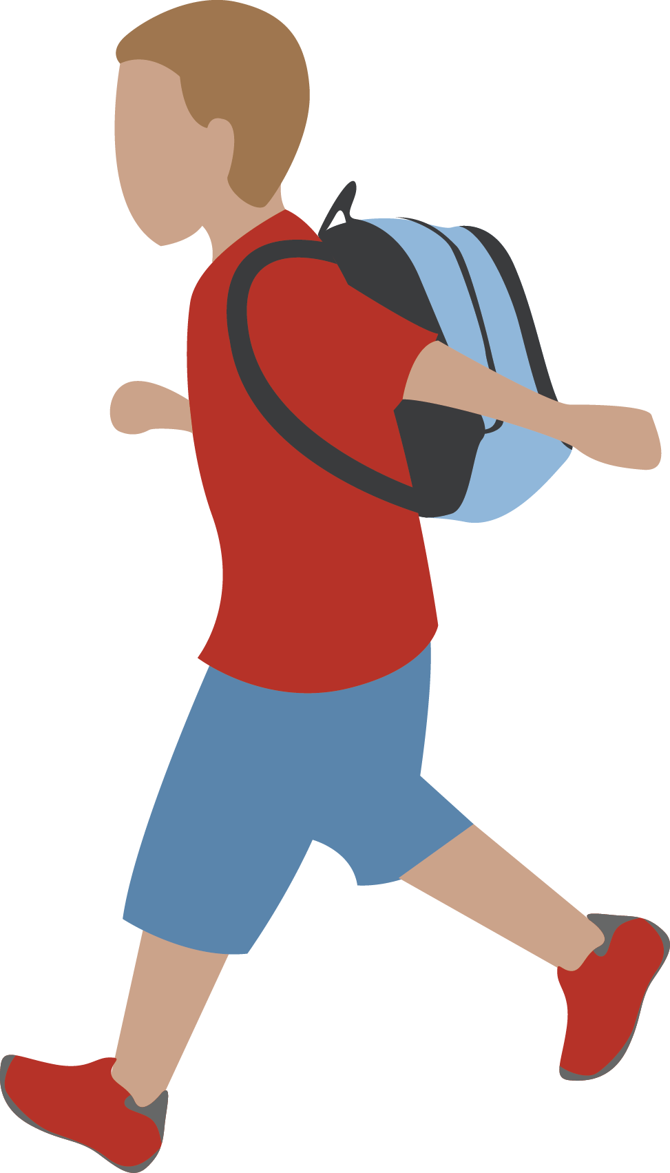 Student Estudante Clip Art - Euclidean Vector (973x1703)