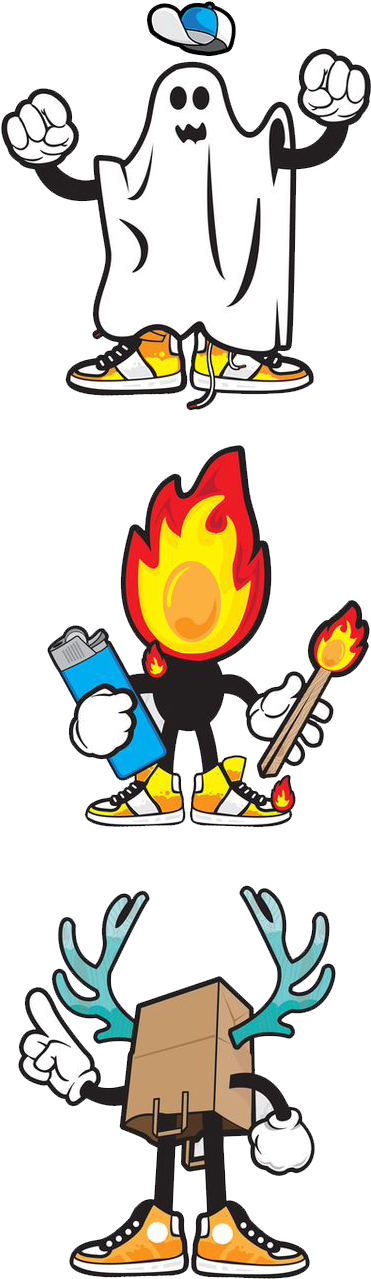 Graffiti Cartoon Graphic Design Illustration - Graffiti Cartoon Graphic Design Illustration (564x1349)