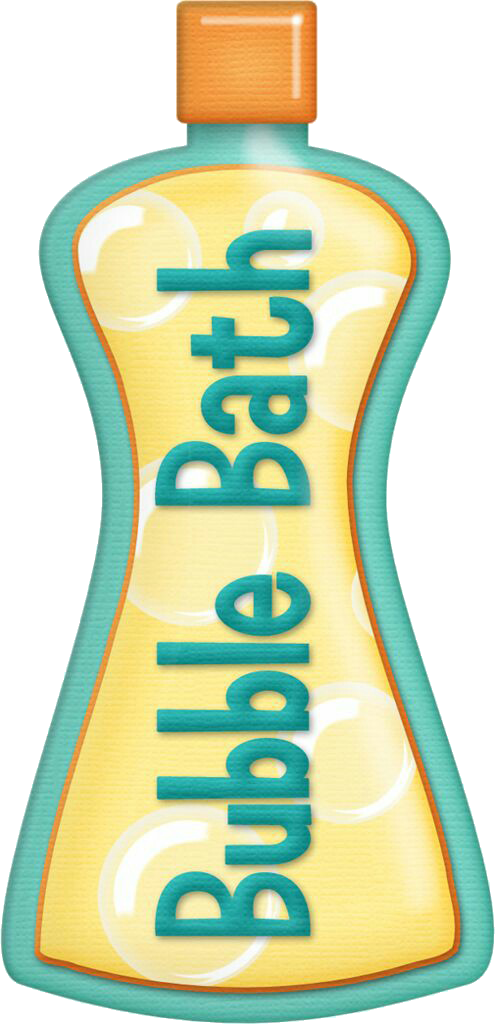 Bubble Bath Bathtub Bathing Clip Art - Bubble Bath Bottle Clipart (495x1024)