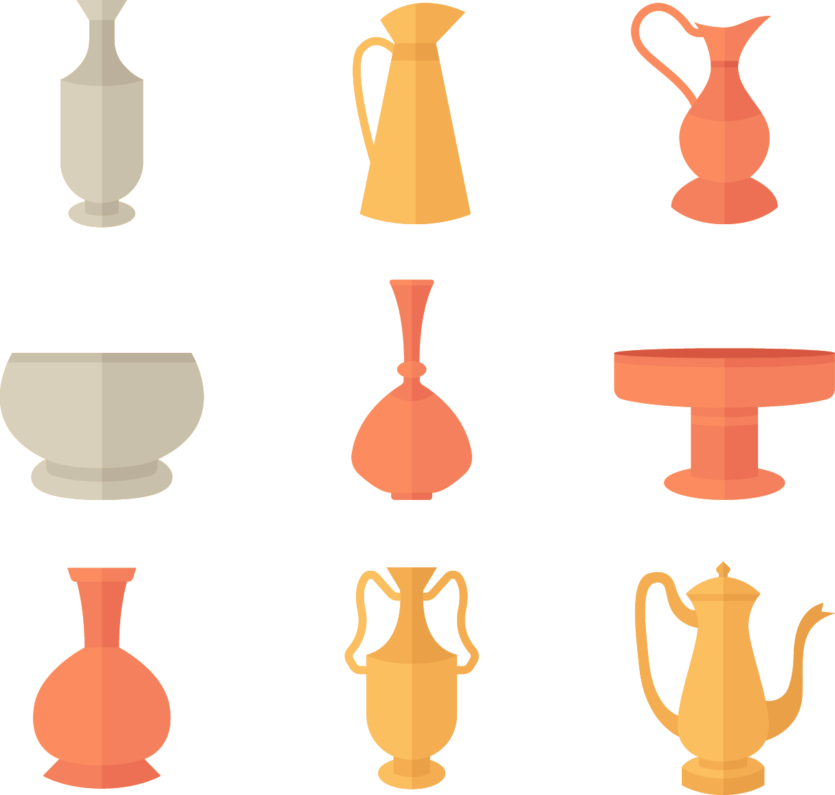 Vase Container Clip Art - Vase Container Clip Art (1215x1156)