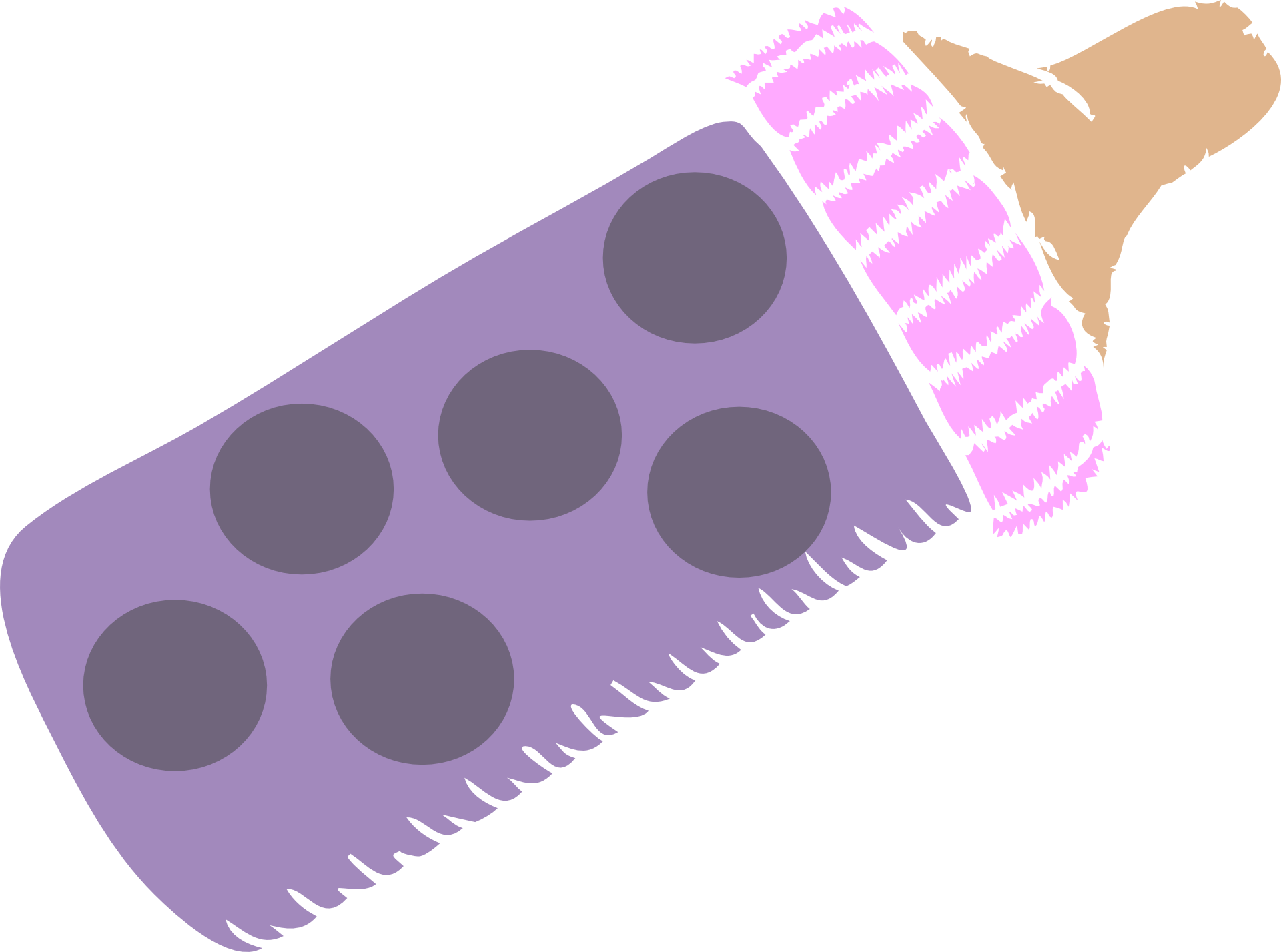 Baby Bottles Infant Pacifier Clip Art - Pink Baby Bottle Clip Art (1920x1427)