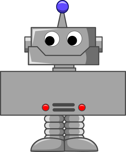 Cartoon Robot Clip Art At Clker Imagenes De Robots Animados 492x593 Png Clipart Download