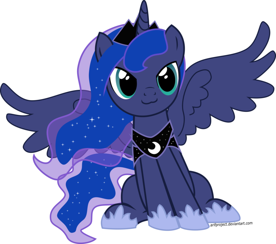 Male Version Of Princess Luna Cat Face Vector By Arifproject - Little Pony Princess Luna (950x841)