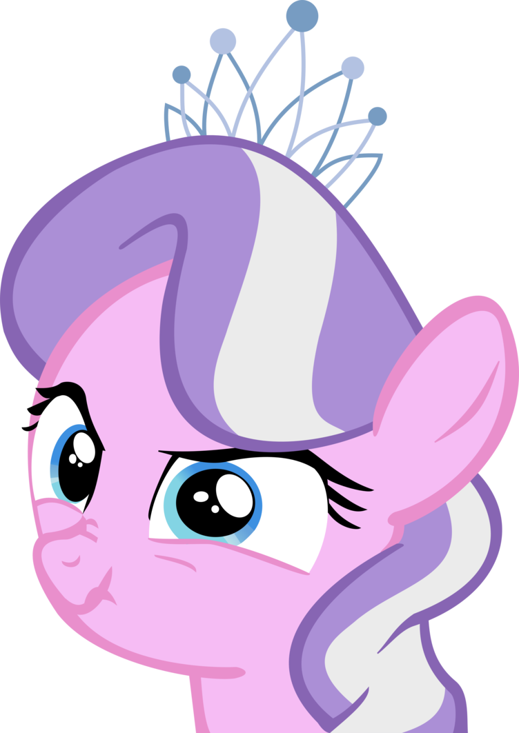 My Little Pony Diamond Tiara Grown Up - Cartoon (752x1063)