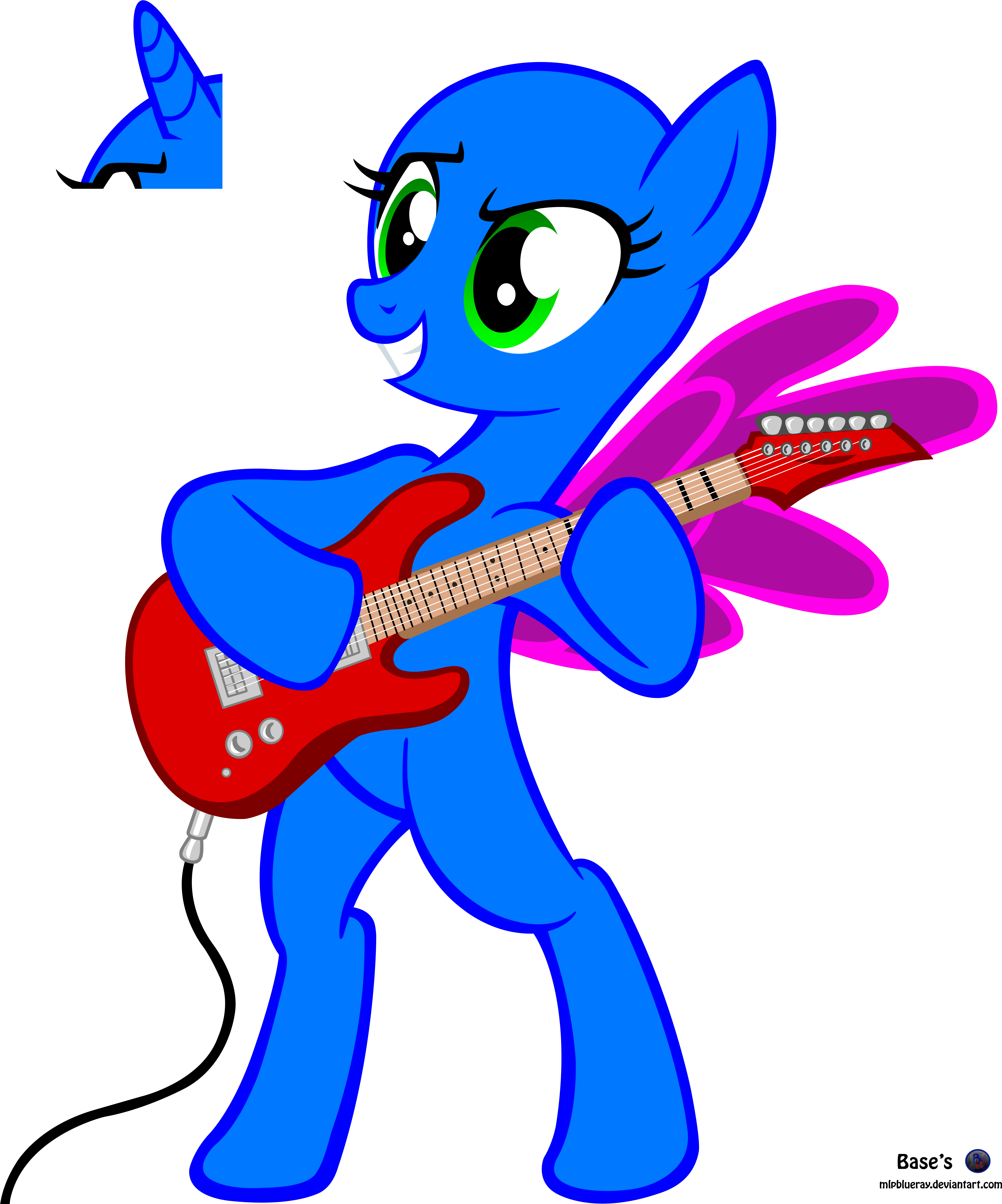 My Little Pony Bass Guitar Youtube - My Little Pony Bass Guitar Youtube (6400x7504)