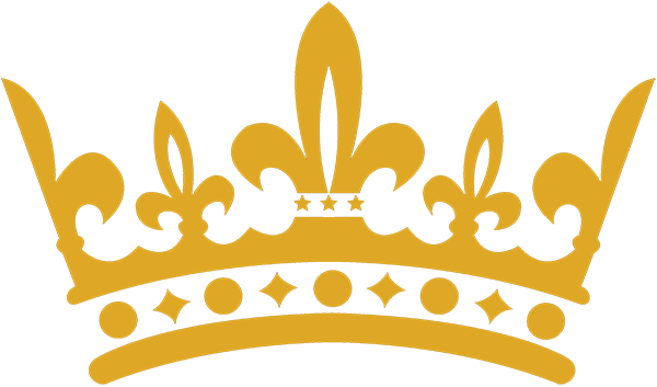 Crown Estate Agents Logo - Crown Clipart Black And White (600x353)