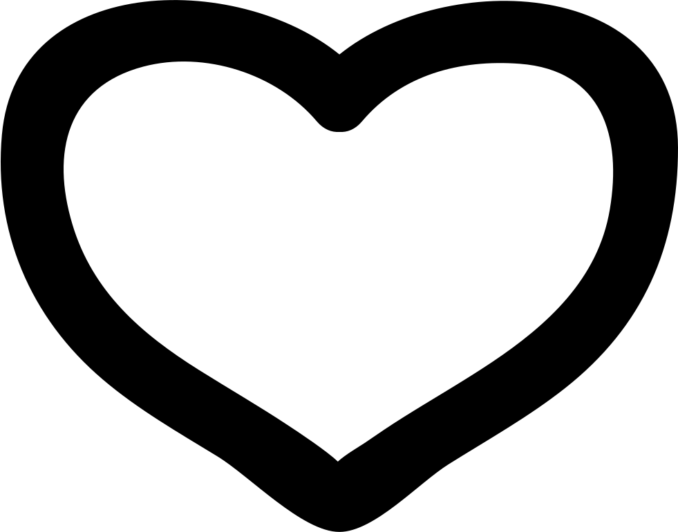 Heart Doodle Comments - Heart Outline Clipart (981x770)
