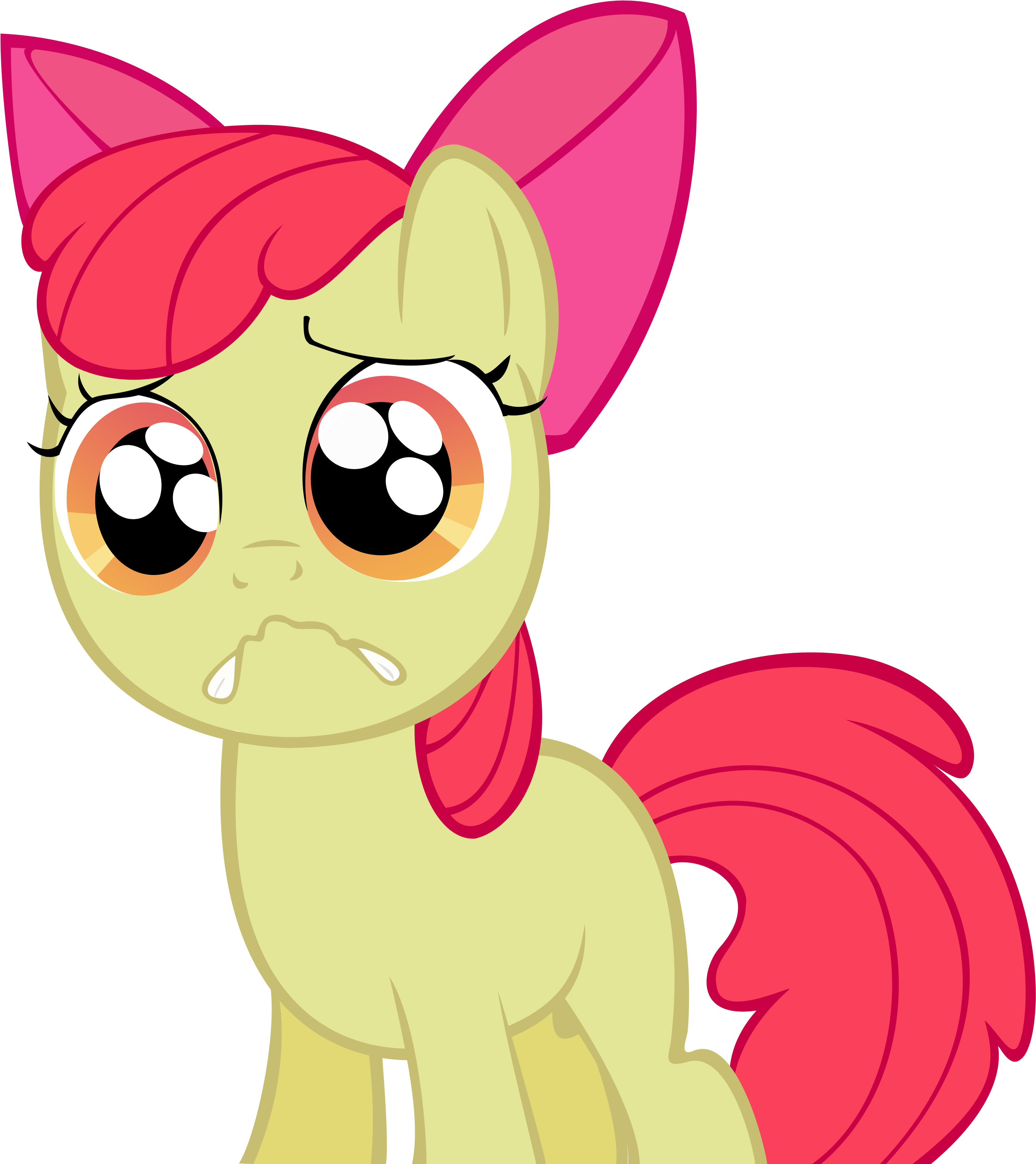 Fc00 - Deviantart - Net/fs71/f/201 - Apple Bloom Sad Face (3700x4065)