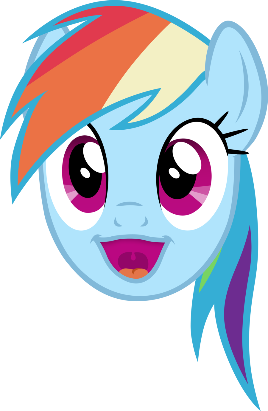 Pinkie - Friendship Is Magic Rainbow Dash (900x1379)