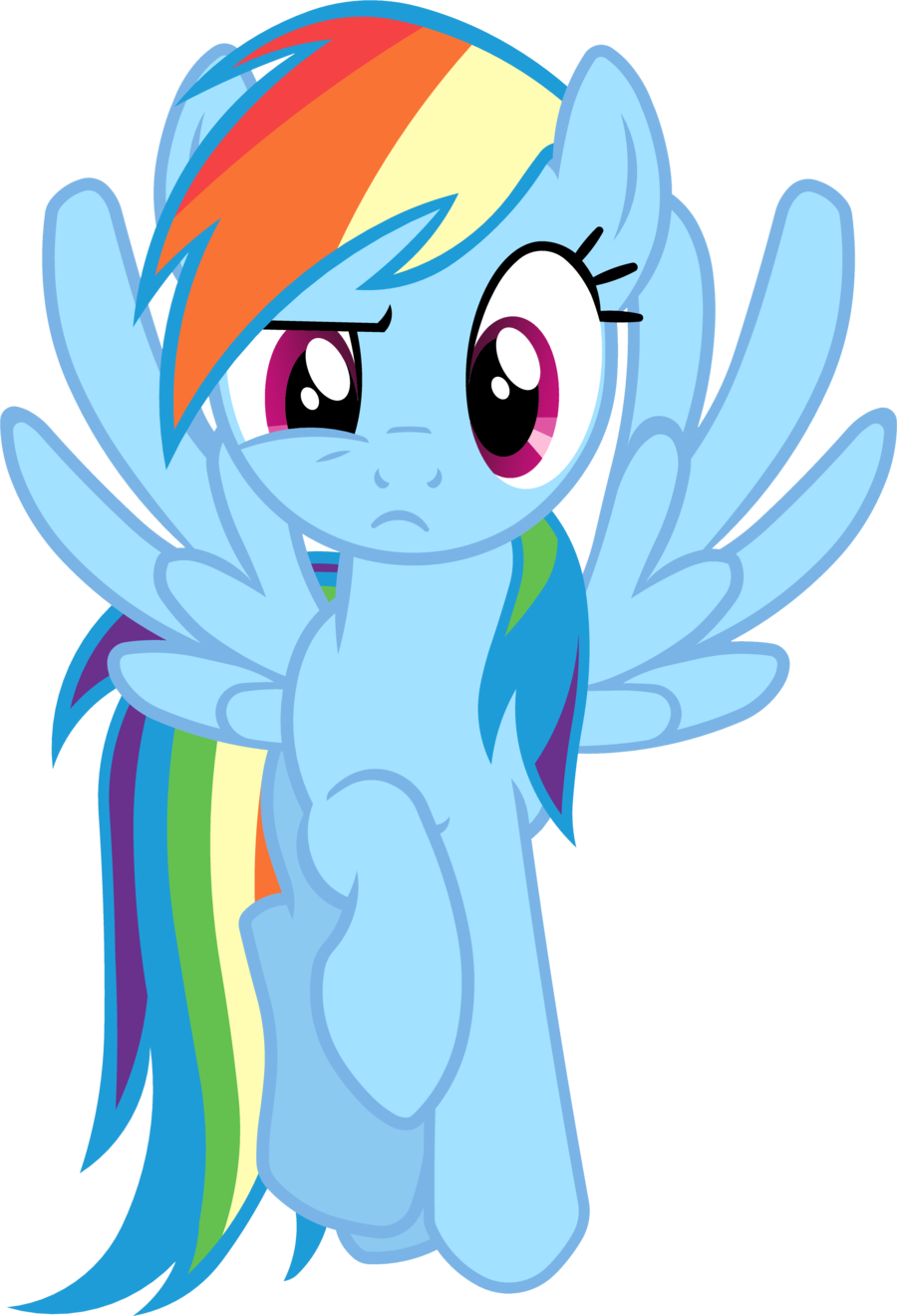 Fanmade Rainbow Dash Flying And Having A Weird Face - Friendship Is Magic Rainbow Dash (900x1320)