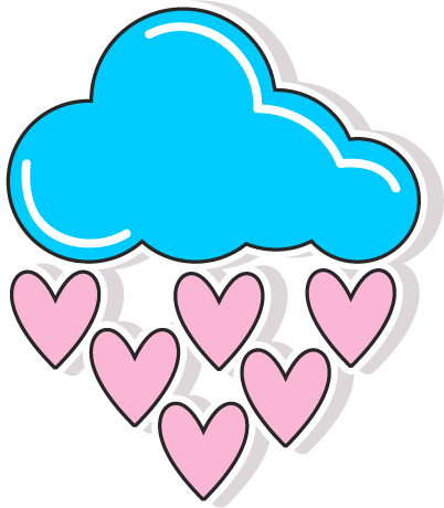 80s Love Stickers Pack For Imessage Messages Sticker-9 - Cute Picty (402x460)