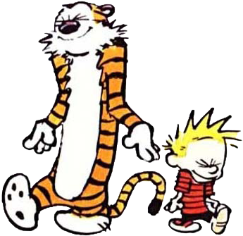 Holy Happy Dance, Batman - Calvin And Hobbes. The Days Are Just Packed By Bill (363x350)