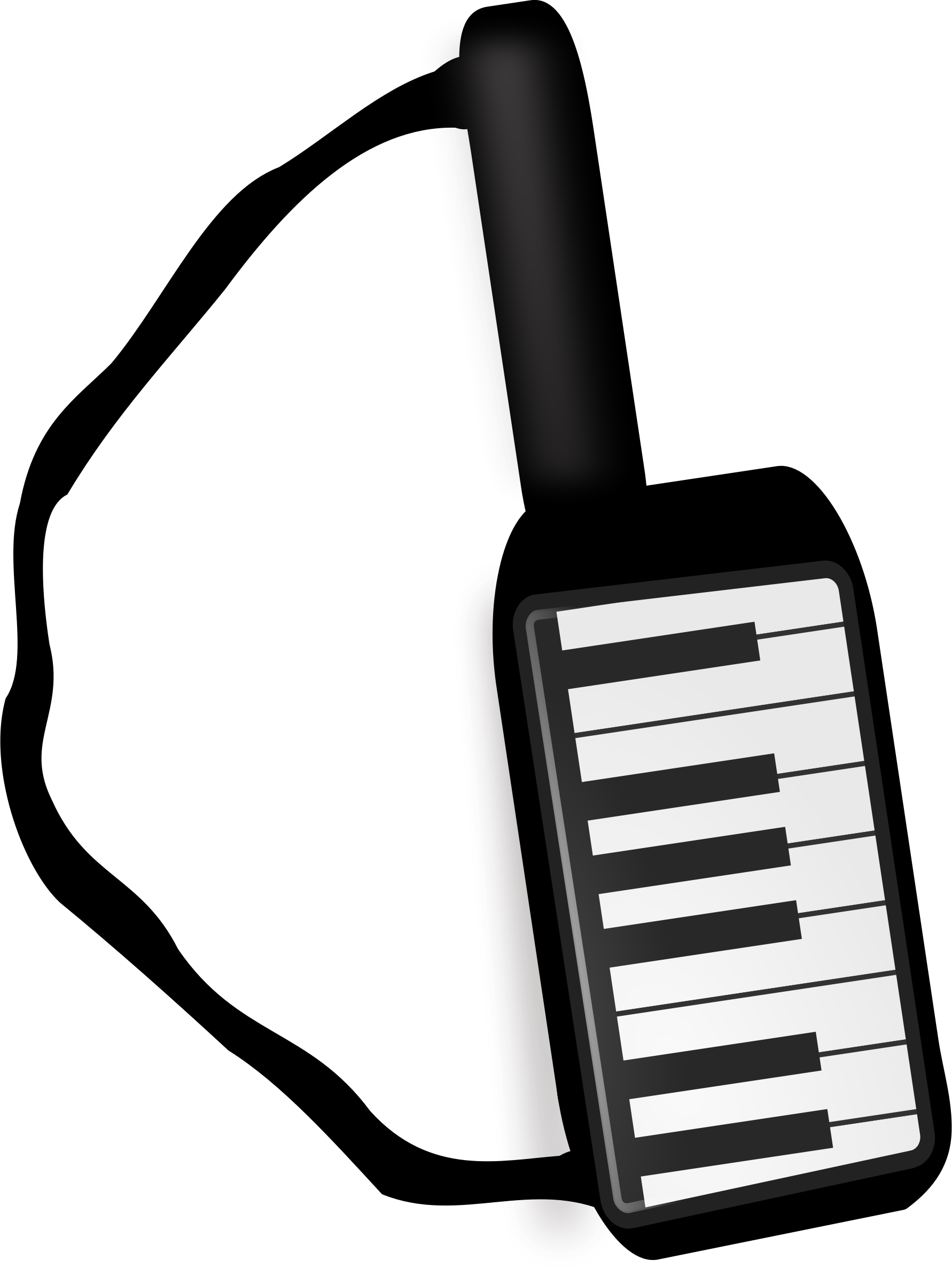 Big Image - Keytar Clip Art (1782x2373)