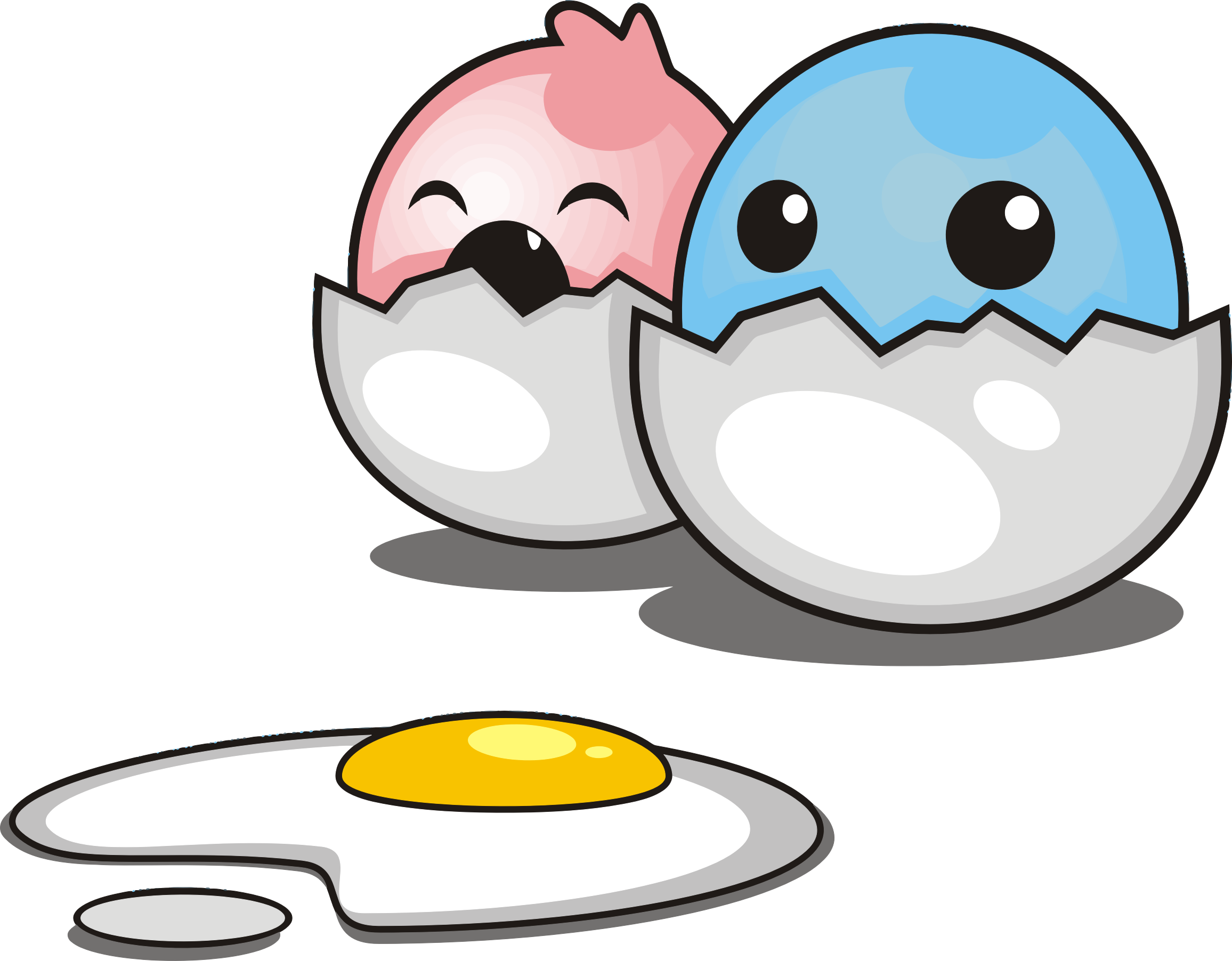 Chicks Hatching - Easter Hatching Chick Clipart (2312x1804)