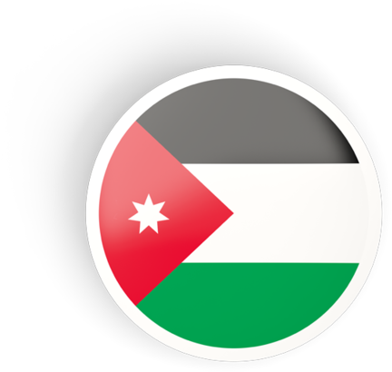 Illustration Of Flag Of Jordan - Jordan Flag Round (640x480)