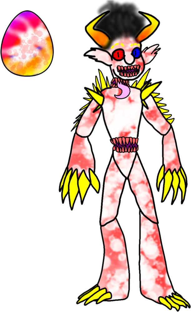 Hatched Mystery Creature Egg By Anime Greek - Cartoon (774x1032)